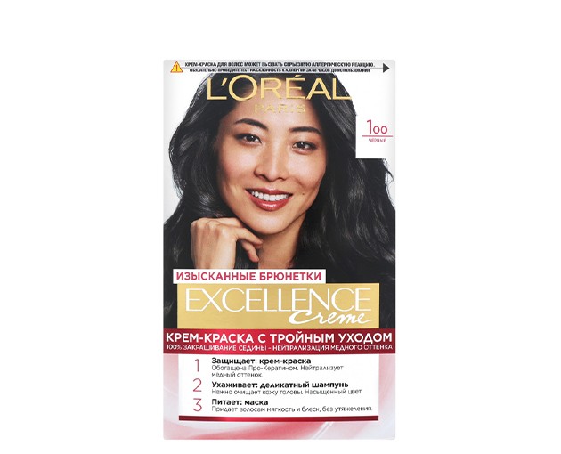 Loreal Paris Excellence თმის საღებავი N100 